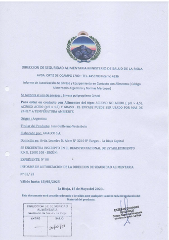 Envase Polipropileno Cristal